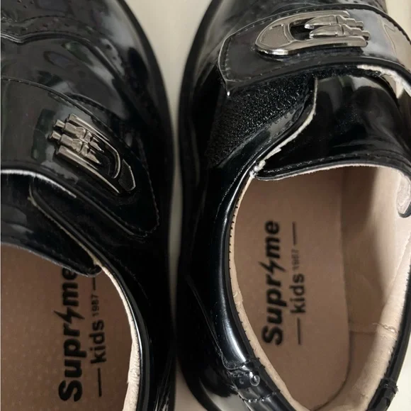 Little boy dress shoes size 11.5, all leather and rubber sole - Picture 5 of 6